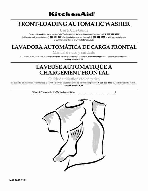KitchenAid Washer FRONT-LOADING AUTOMATIC WASHER-page_pdf
